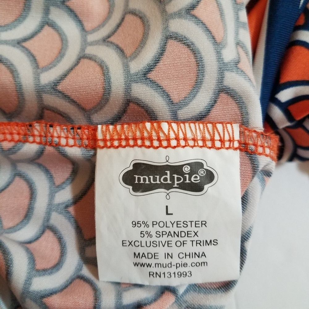 Mudpie Natalie Bow Back Dress L - Picture 7 of 13